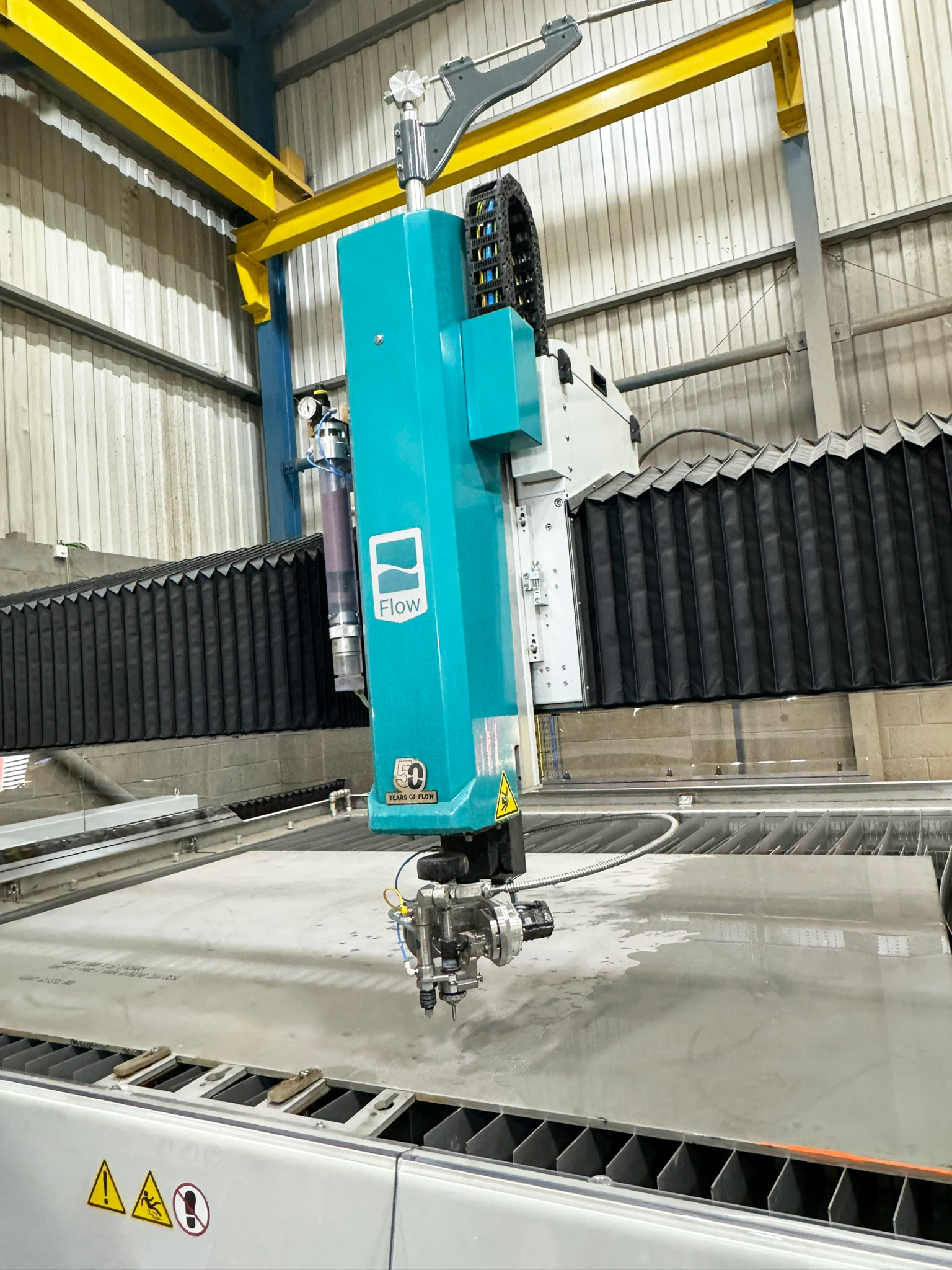 water jet cutting
