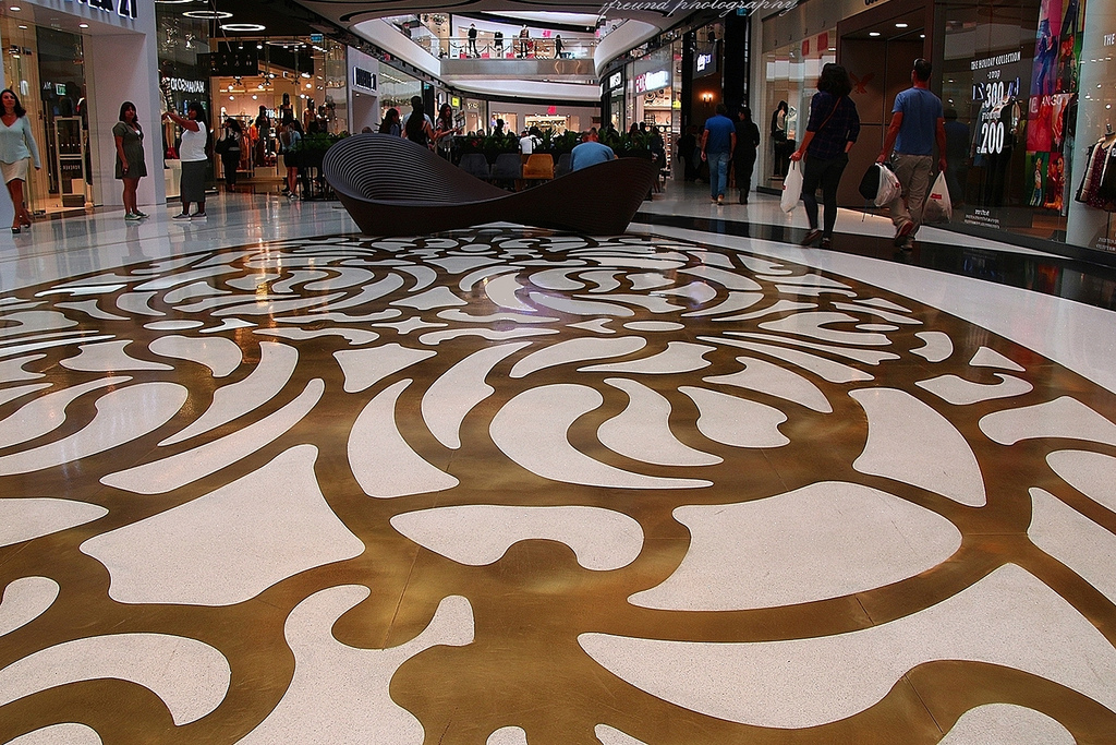 waterjet-cut-mall-floor